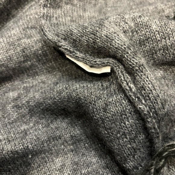 Joseph Ribkoff size 4 Cardigan Sweater Open Front Attached Belt Gray - Picture 7 of 9